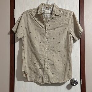 Cactus Man Beige Button Down